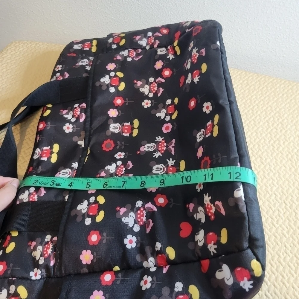 Disney mickey/minnie black red baby diaper bag